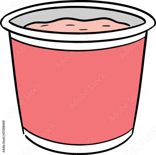 Illustration of yogurt
