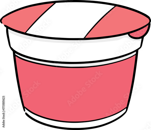 Illustration of yogurt
