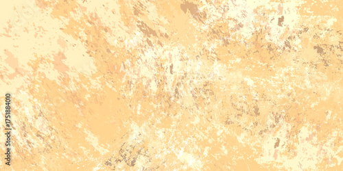 orange and yellow watercolor vector background with watercolor painted texture blotches and brush strokes in warm autumn, fall, thanksgiving and halloween designs