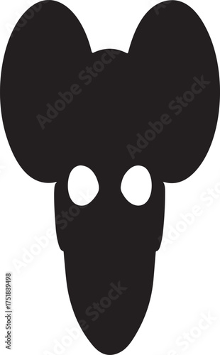 Round ears mask