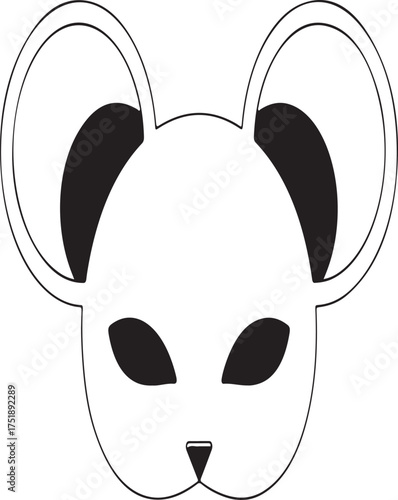 Round ears mask