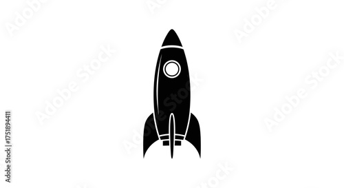 space rocket vector illustration