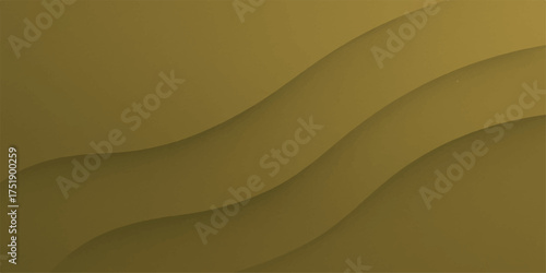 Abstract flowing golden brown waves with soft shadows and subtle gradients creating a modern background