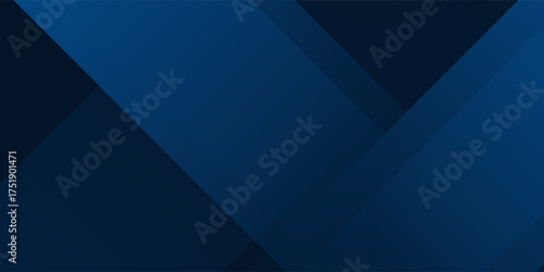 Abstract background gradient dark navy blue banner simple abstract vector