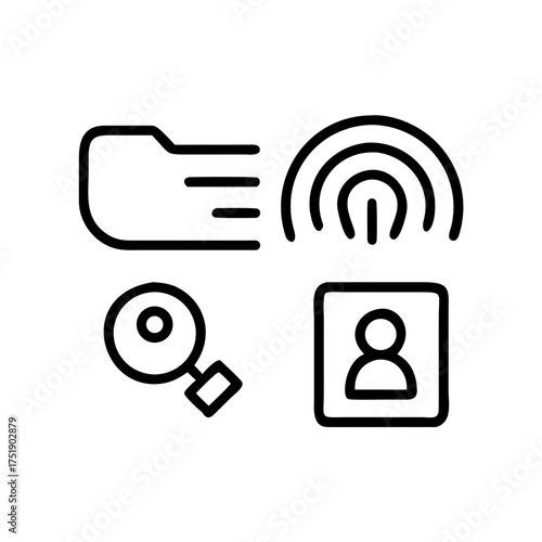 Data transfer and user identification concept