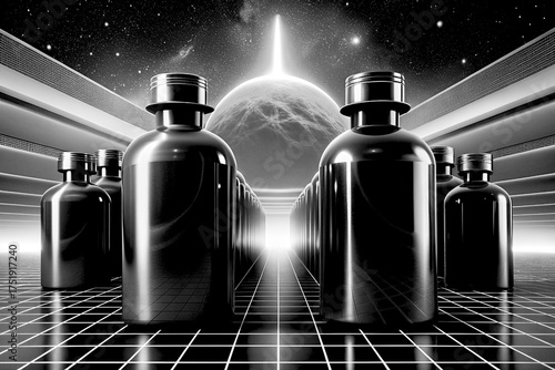Plastic full bottles for technical liquids,fuels,lubricants,detergents