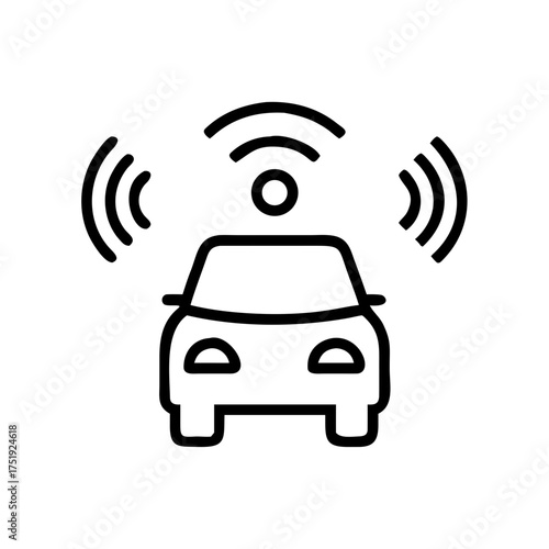 Autonomous car with wireless signal