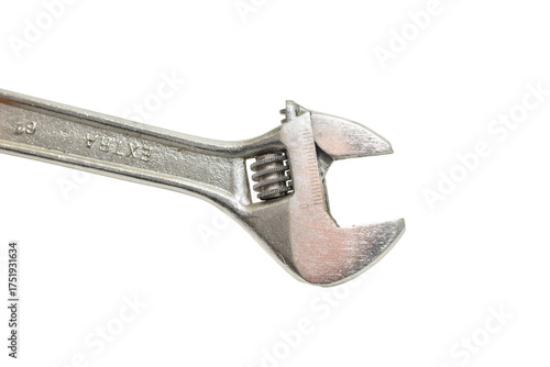 Adjustable wrench on a PNG background.