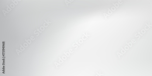 Simple silver foil background with metal mirror texture. Chrome gradient surface with light gloss design abstract