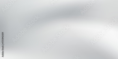 Simple silver foil background with metal mirror texture. Chrome gradient surface with light gloss design abstract