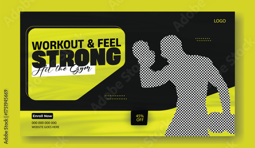 Modern Gym Fitness Social Media Template.
Professional Gym Flyer Design Template.
Fitness Club Promotional Poster Layout.
Gym Workout Instagram Post Template.
Bodybuilding and Training Banner Design.