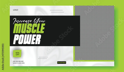 Modern Gym Fitness Social Media Template.
Professional Gym Flyer Design Template.
Fitness Club Promotional Poster Layout.
Gym Workout Instagram Post Template.
Bodybuilding and Training Banner Design.