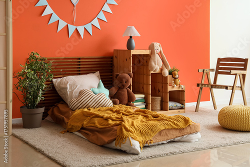 Interior of modern children...