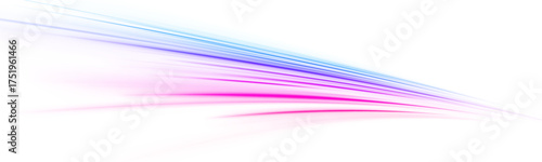 Dynamic expressway with glowing waves of light and transparent motion effects.