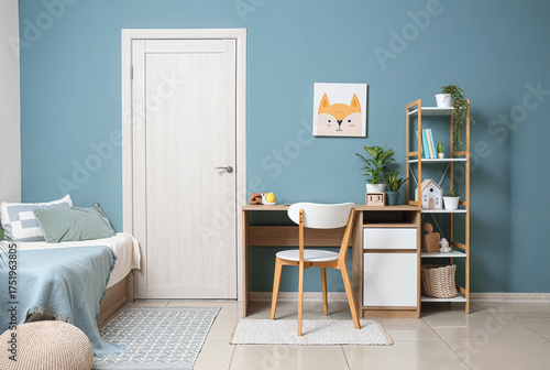 Interior of stylish childre...