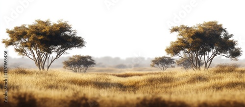 Wallpaper Mural African Savanna Landscape Torontodigital.ca