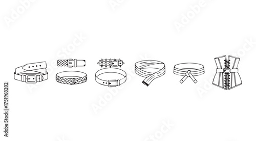 Collection of elaborate vintage engagement rings in detailed black and white sketch style vector