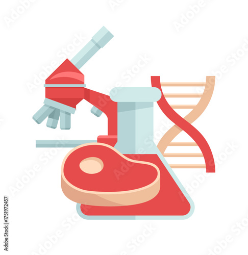 Cultivated meat produced from animal cells in laboratory