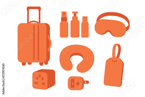 Essential items for comfortable international travel and packing luggage
