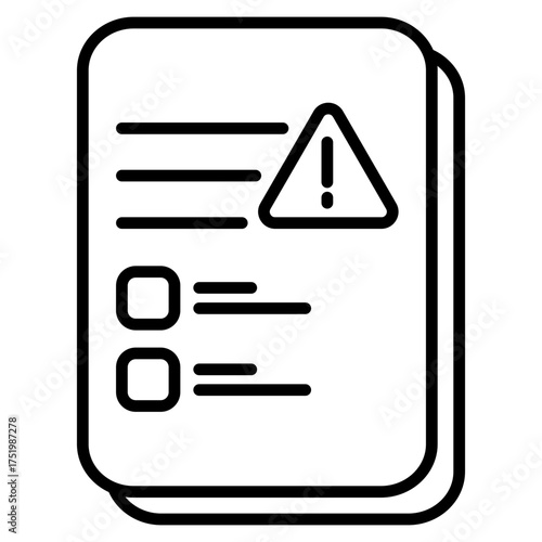 Complaint Form Icon For Design Elements