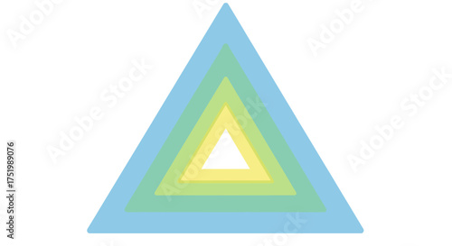 Layered Pastel Triangles: Abstract Geometric Design with Soft Color Gradients
