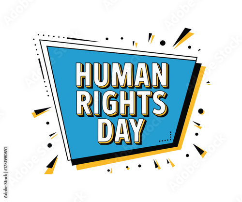 Human Rights Day Celebration Graphic