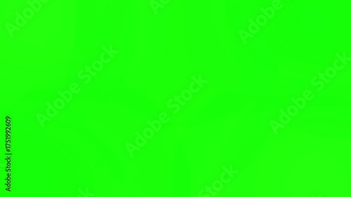 Green geometric circle background 4k animation seamless looping