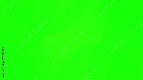 Green geometric circle background 4k animation seamless looping
