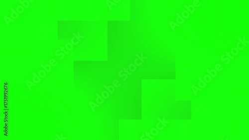 Green square geometric abstract background 4k seamless motion