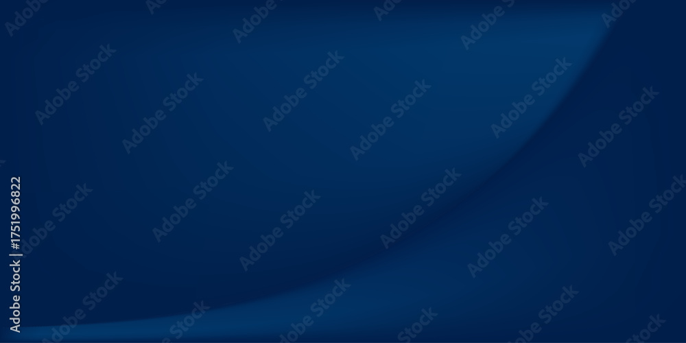 Obraz premium Abstract blue gradient background with smooth curved shapes and dark shadows. Fast moving 3d lines with soft shadow