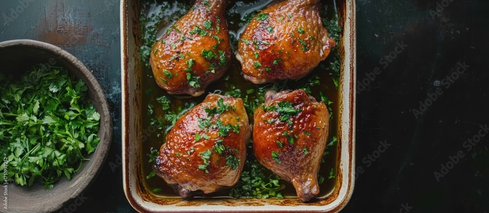 custom made wallpaper toronto digitalRoasted Chicken Legs with Parsley
