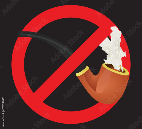 No smoking sign. vector illustration