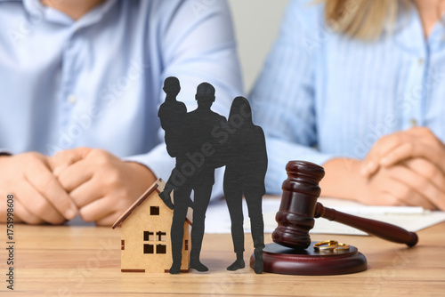 Couple with judge's gavel, ...