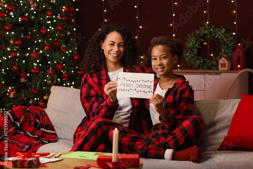 African-American mother and...