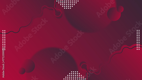 Red abstract background gradient design vector illustrator wallpaper color geometrict Memphis creative  minimal trendy style