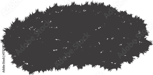 Top View Tree Silhouette PNG ? Dense Bushy Foliage Shape with Irregular Edges for Landscape Design, Architectural Renderings, and Environmental Graphics