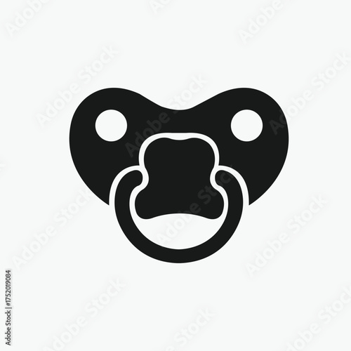 Baby Nipple Pacifier , Baby Dummy Teat icon vector