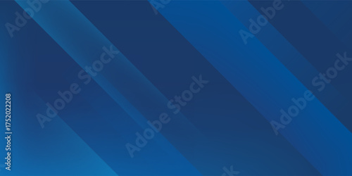 Blue background. Gradient color background design. Rectangle gradient shapes composition. Futuristic design posters. Neon glowing techno lines, blue hi-tech futuristic abstract background template