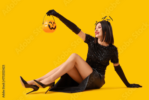 Beautiful young happy woman...