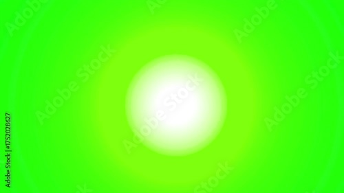 点滅する光が彩る抽象的グリーン空間