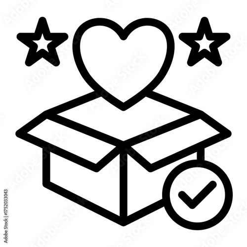 Achievement Realization Satisfaction icon from the Personal Growth icon collection (Outline Style)