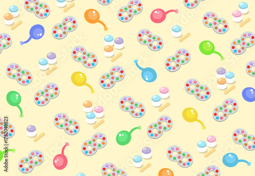 日本の昔ながらの駄菓子の壁紙素材