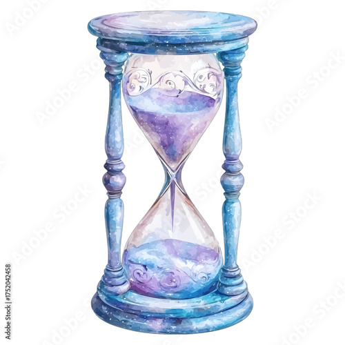 Watercolor Hourglass Clipart