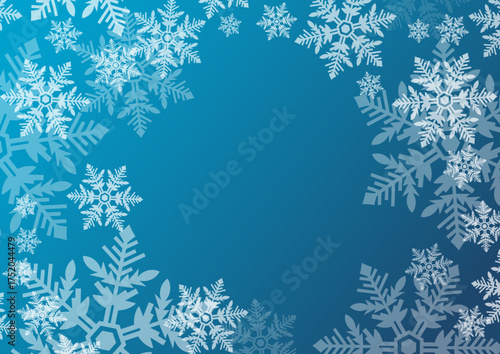 雪の結晶の背景