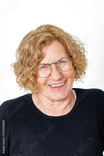Wallpaper Mural attractive mature woman with curly hair Torontodigital.ca