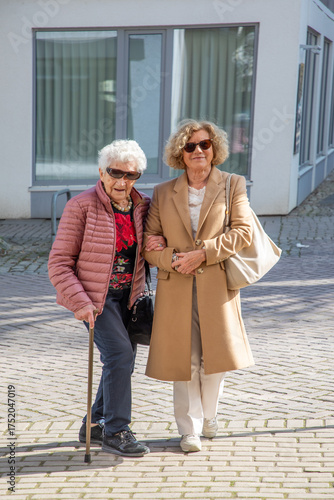 Wallpaper Mural portrait of attractive senior woman with daughter wearing sunglasses Torontodigital.ca