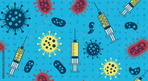 Exploring the microscopic world of viruses and the vital role of vaccines in combating them.