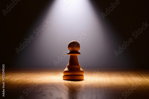 A symbolic image of a pawn, promoting emotional growth and the importance of inner strength.
