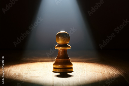 A symbolic image of a pawn, teaching emotional awareness and the importance of persistence.
