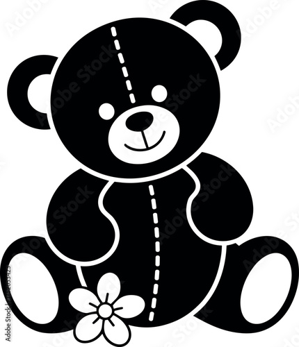 teddy, bear, toy, cute, baby, plush, gift, cartoon, child, kids, stuffed, doll, animal, vector, flower, teddy bear, plush toy, stuffed bear, cartoon teddy, baby gift, 